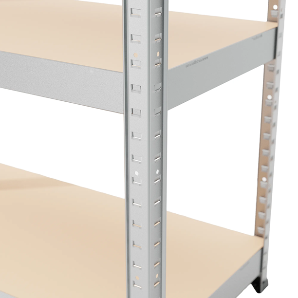 regał metalowy z półką MDF